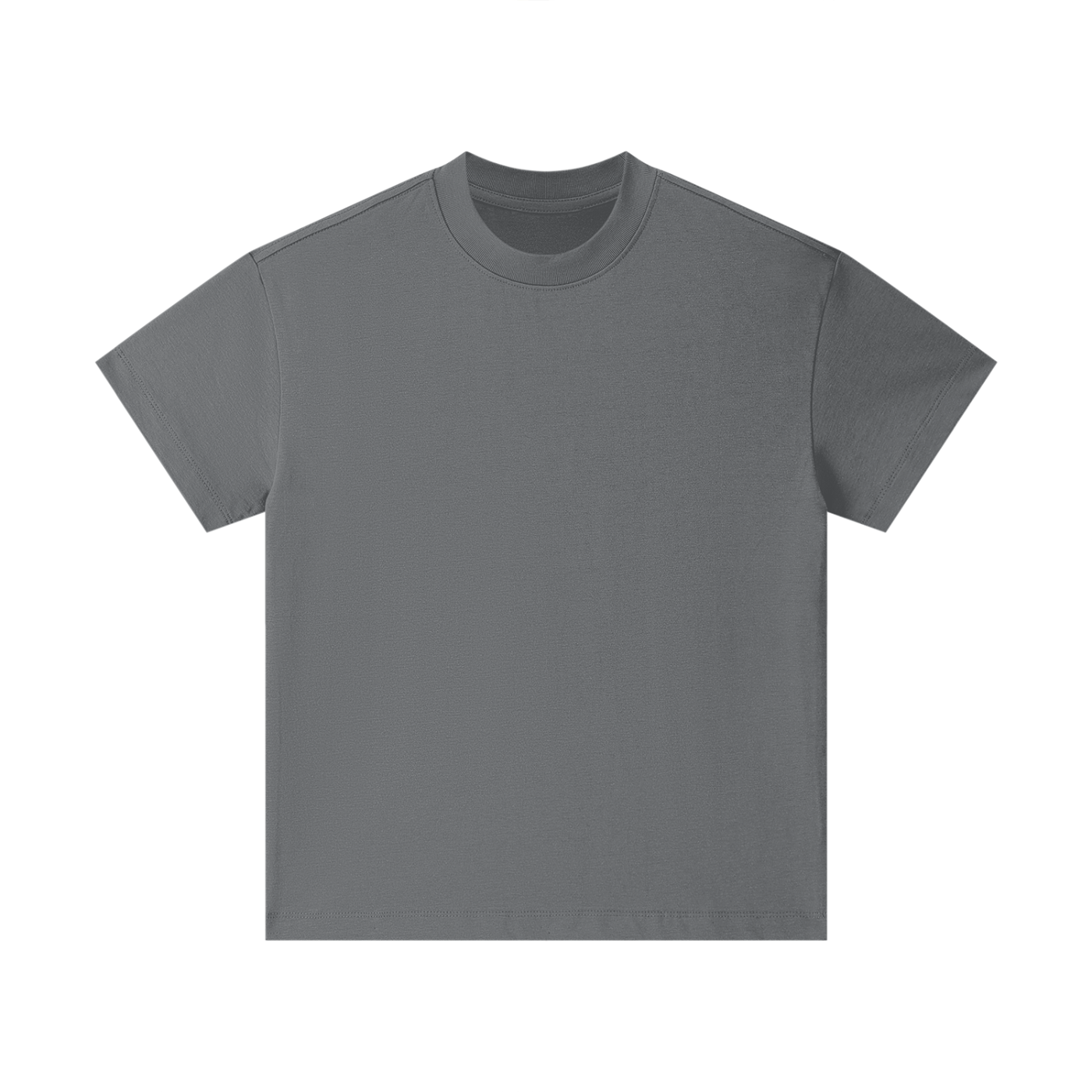 T-shirt essentiel enfant 100 % coton - Gris carbone