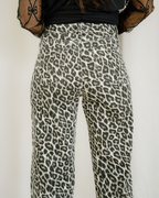 Winona Leopard Print Barrel Jeans
