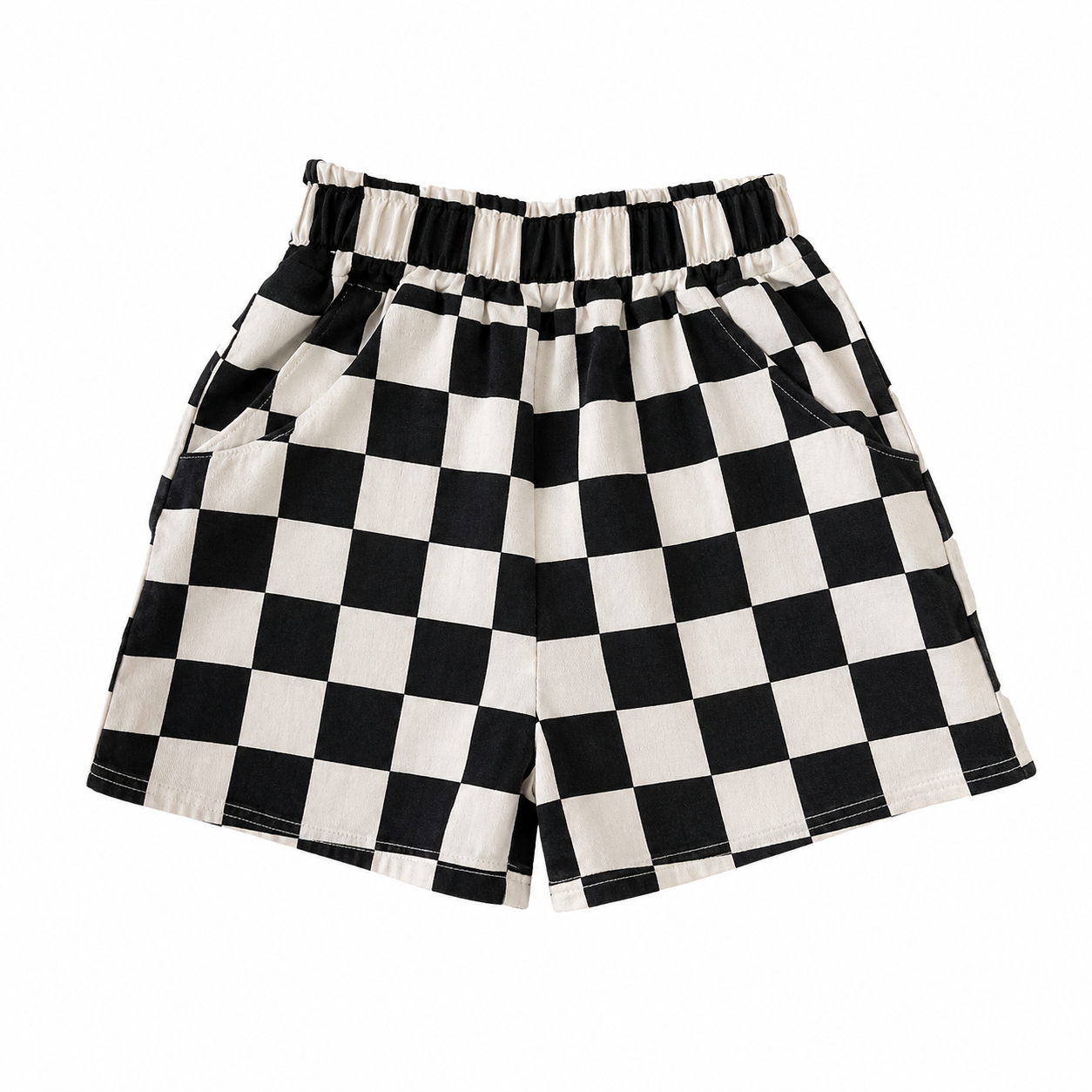 Sunny Stroll Plaid Shorts