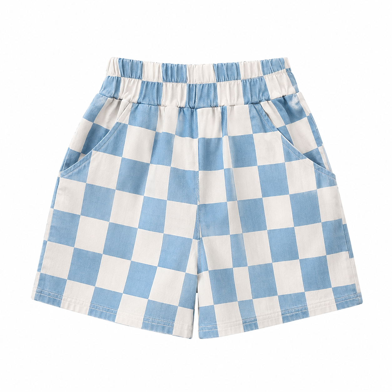 Sunny Stroll Plaid Shorts