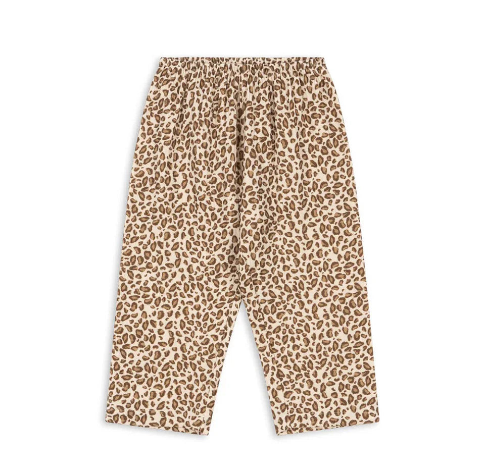 Safari Leopard Print Pants