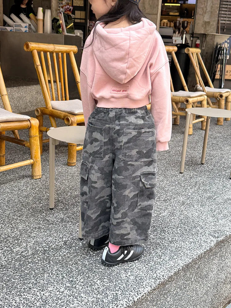 Camouflage Cargo Trousers - Kids