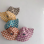 Checkerboard Kids Bucket Hat