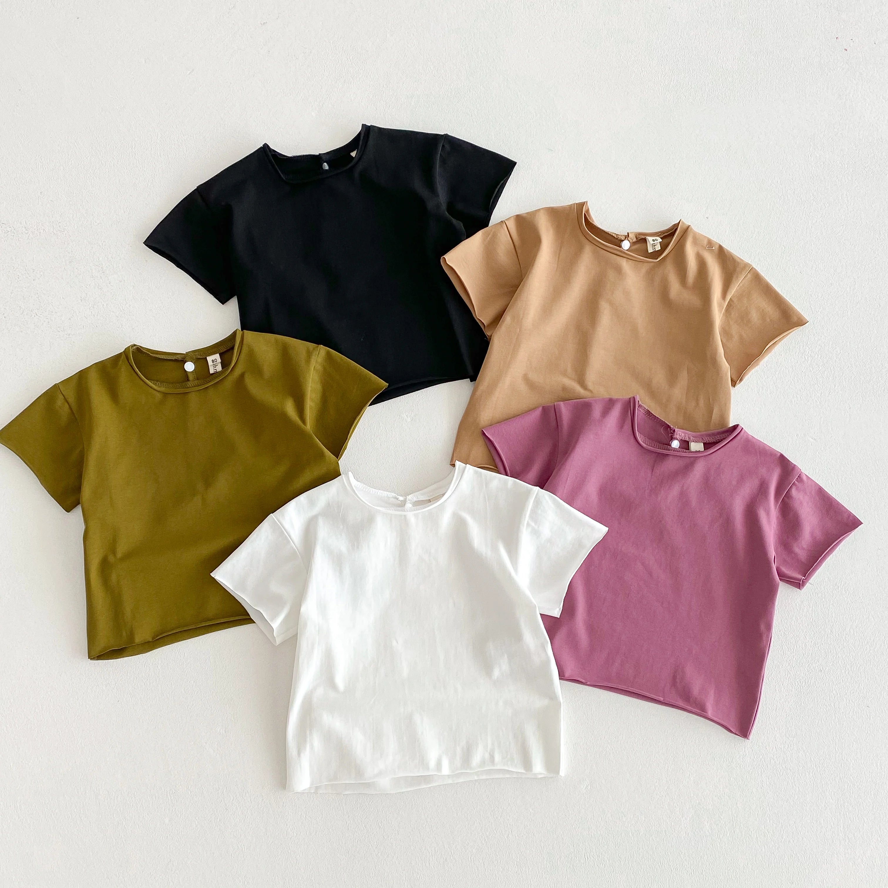 Vintage Ruffle Toddler Cotton T-Shirt