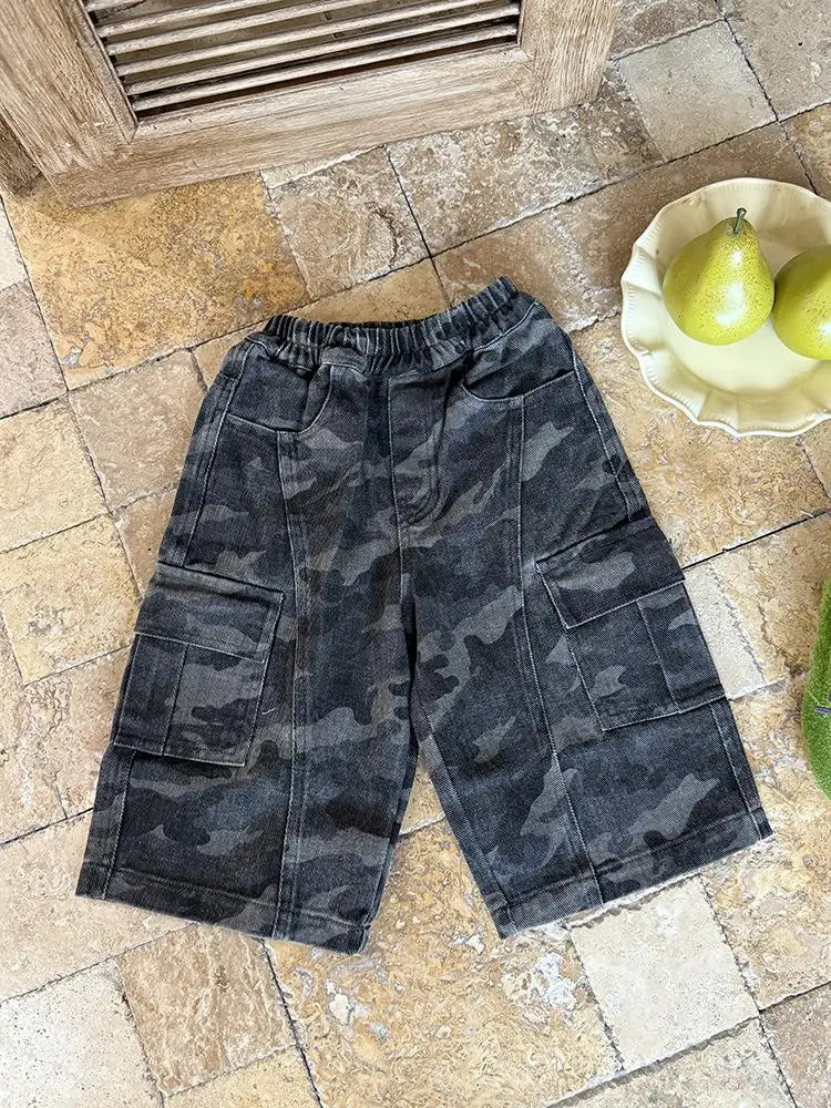 Camouflage Cargo Trousers - Kids