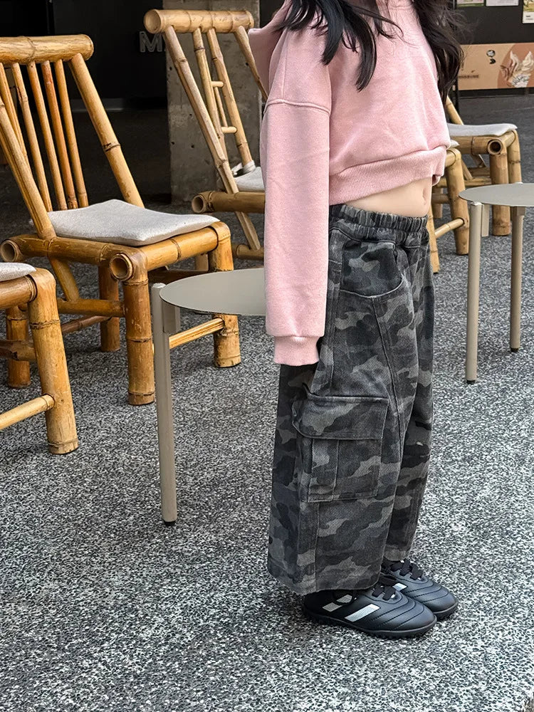 Camouflage Cargo Trousers - Kids