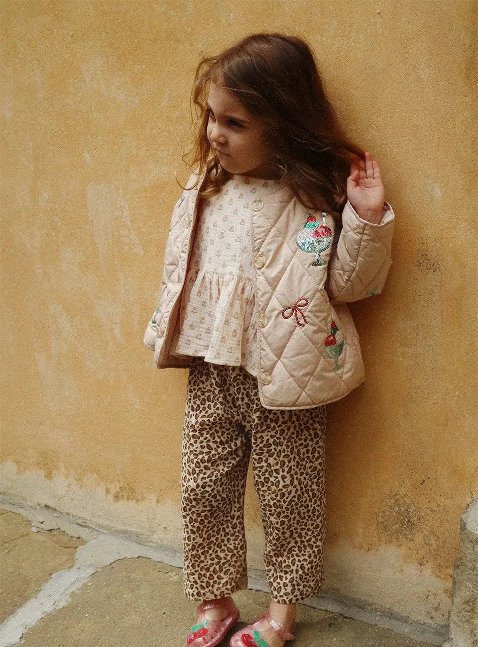Safari Leopard Print Pants