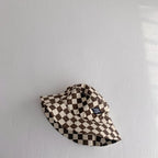Checkerboard Kids Bucket Hat