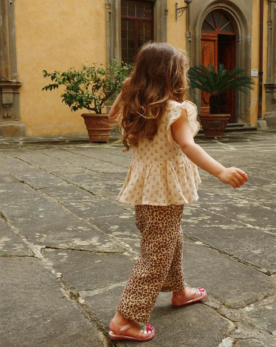 Safari Leopard Print Pants