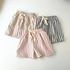 Everyday Linen Stripe Shorts