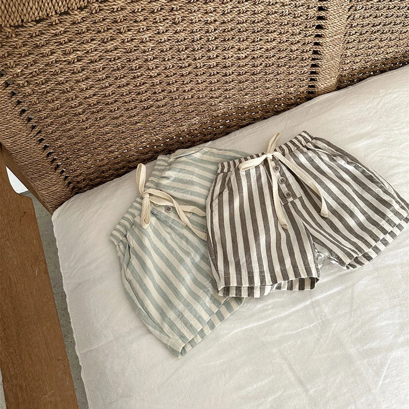 Little Classic Stripe Shorts
