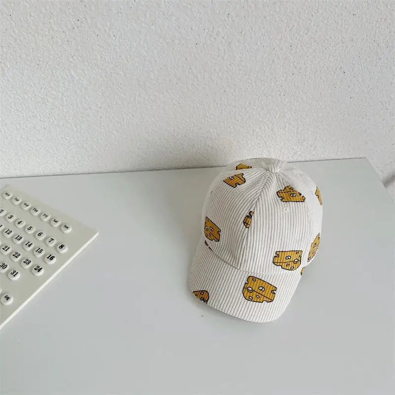 Stripe Pop Corduroy Baseball Cap