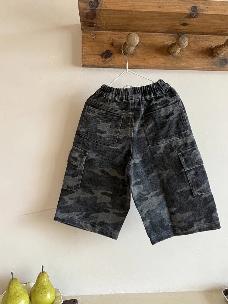 Camouflage Cargo Trousers - Kids