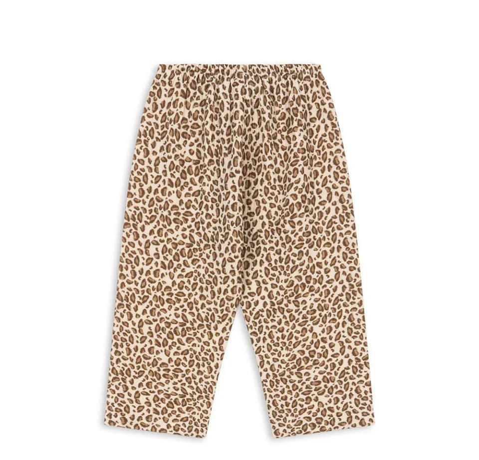 Safari Leopard Print Pants