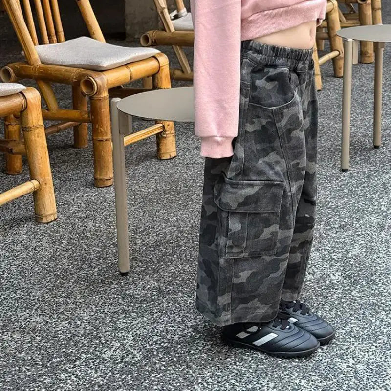 Camouflage Cargo Trousers - Kids