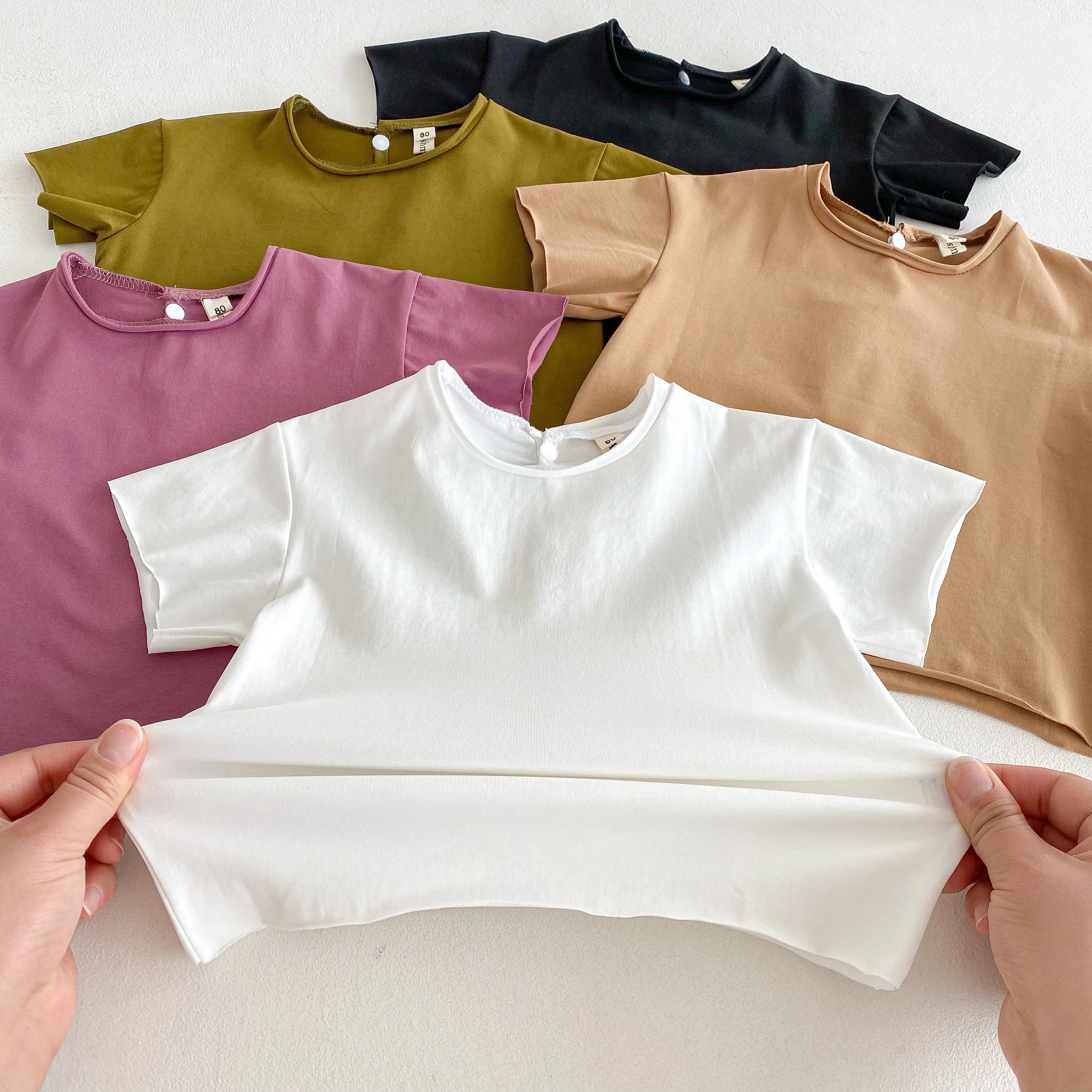 Vintage Ruffle Toddler Cotton T-Shirt