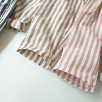 Sunny Days Linen Cotton Stripe Kids Pants
