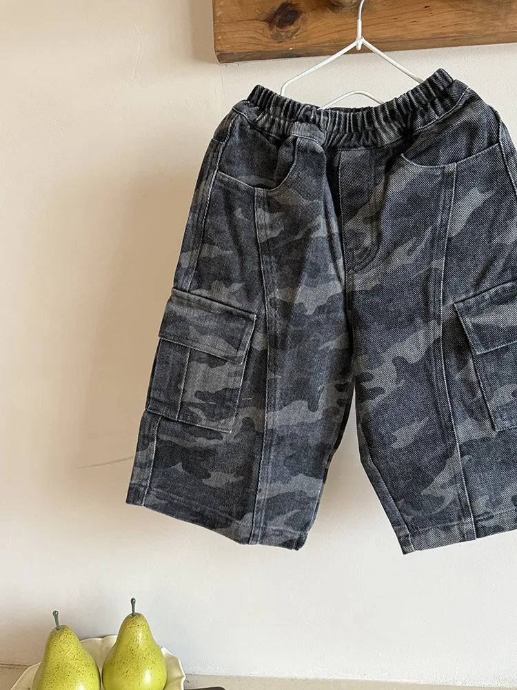 Camouflage Cargo Trousers - Kids