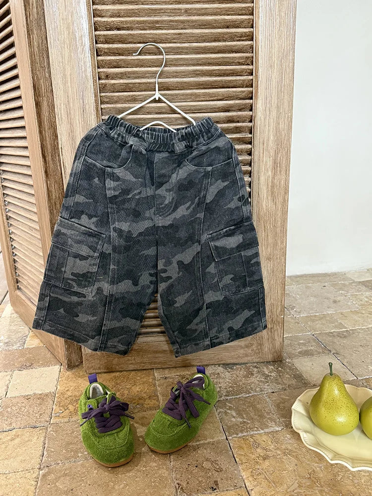 Camouflage Cargo Trousers - Kids
