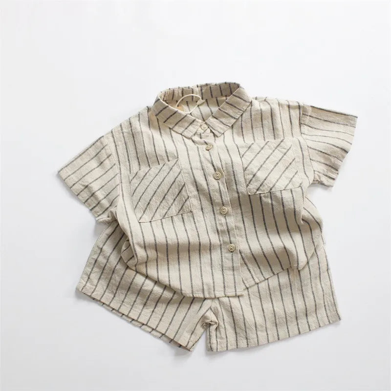 Easy Breezy Stripe Cotton Summer Set