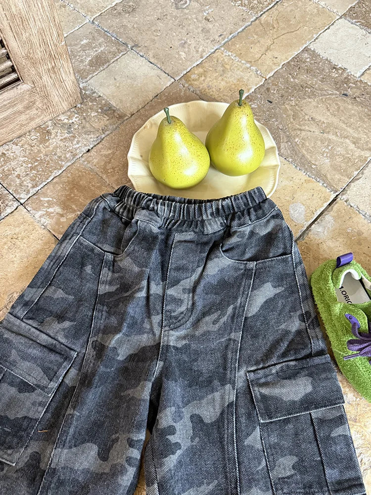 Camouflage Cargo Trousers - Kids