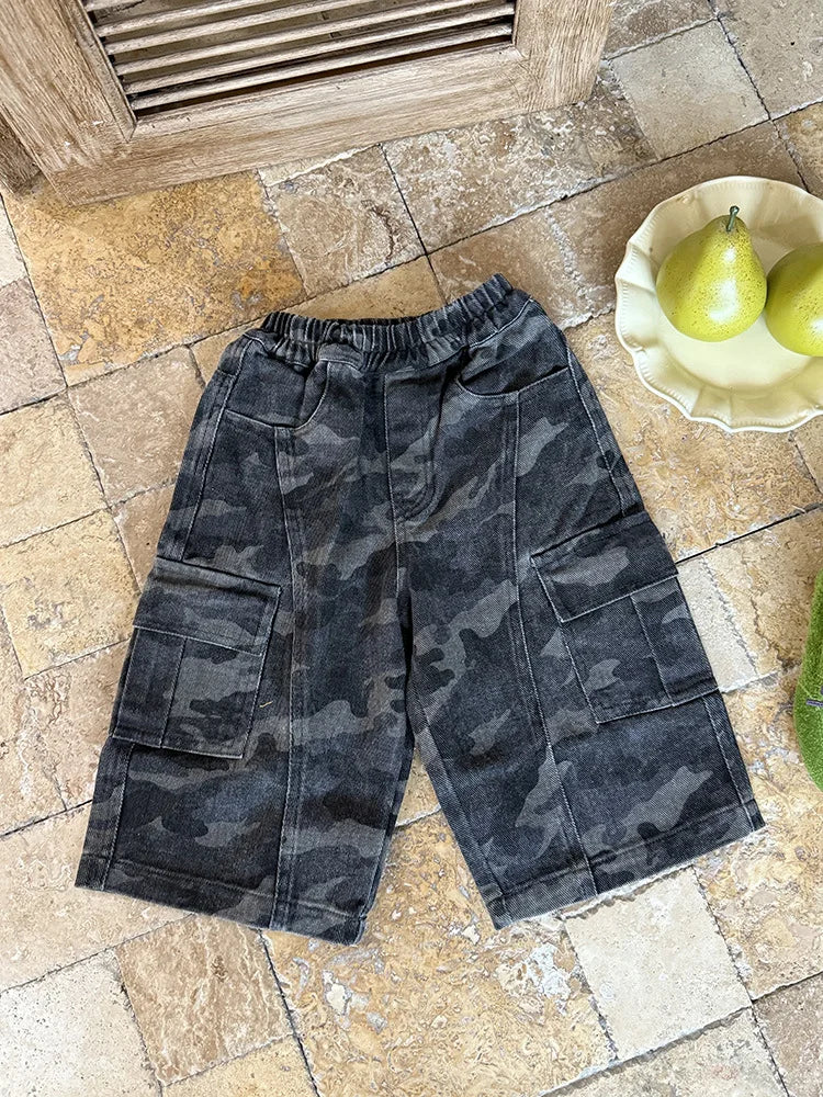 Camouflage Cargo Trousers - Kids