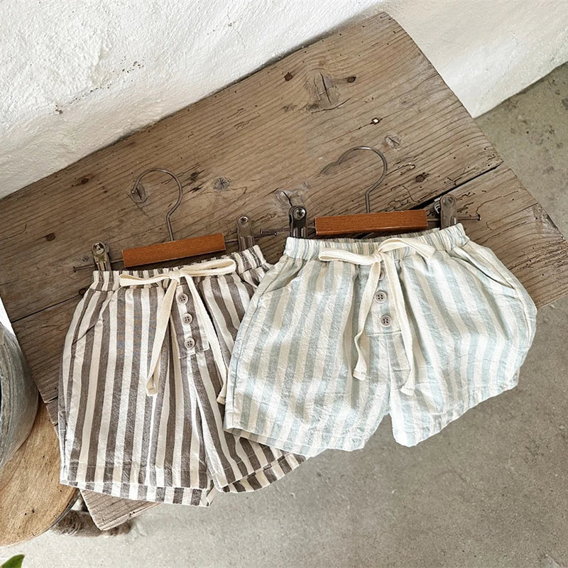 Little Classic Stripe Shorts