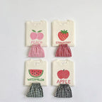 Unforgettable Fruit Tee & Plaid Shorts Set