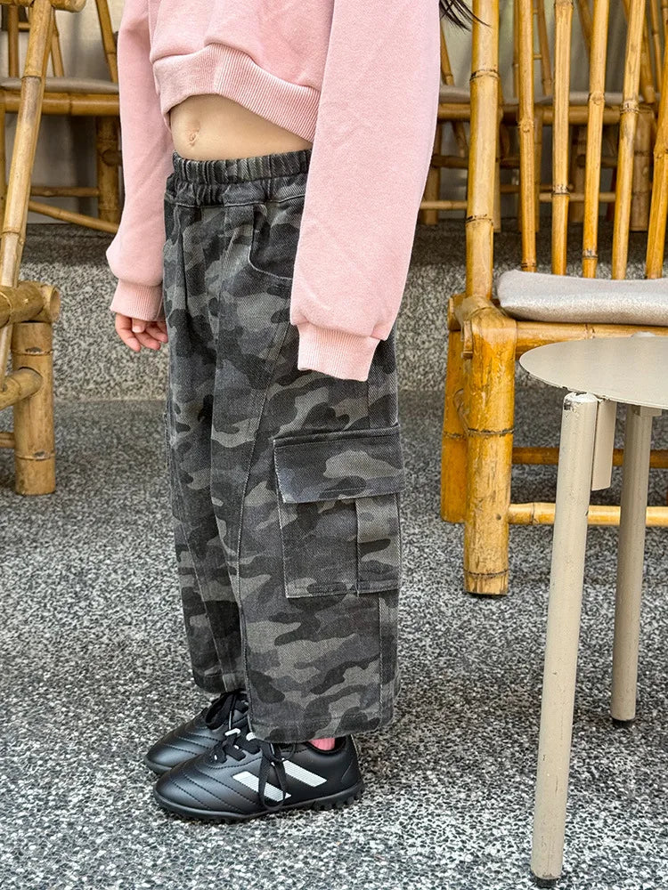 Camouflage Cargo Trousers - Kids