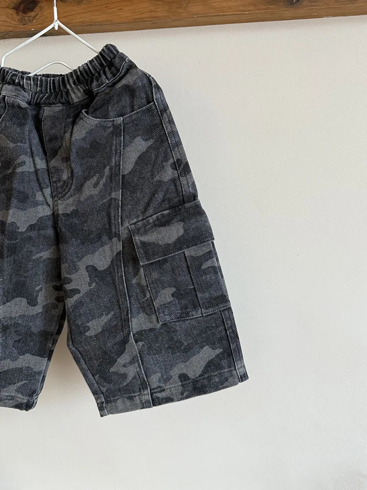 Camouflage Cargo Trousers - Kids