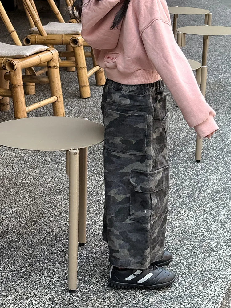 Camouflage Cargo Trousers - Kids