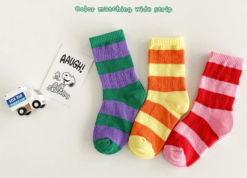 ColorPop™ Breathable Kids Socks (3-Pack)