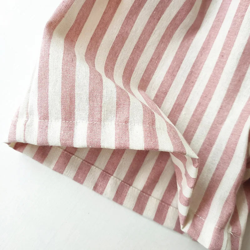 Everyday Linen Stripe Shorts