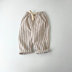 Sunny Days Linen Cotton Stripe Kids Pants