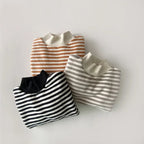 Snuggle Stripe High-Neck Tee