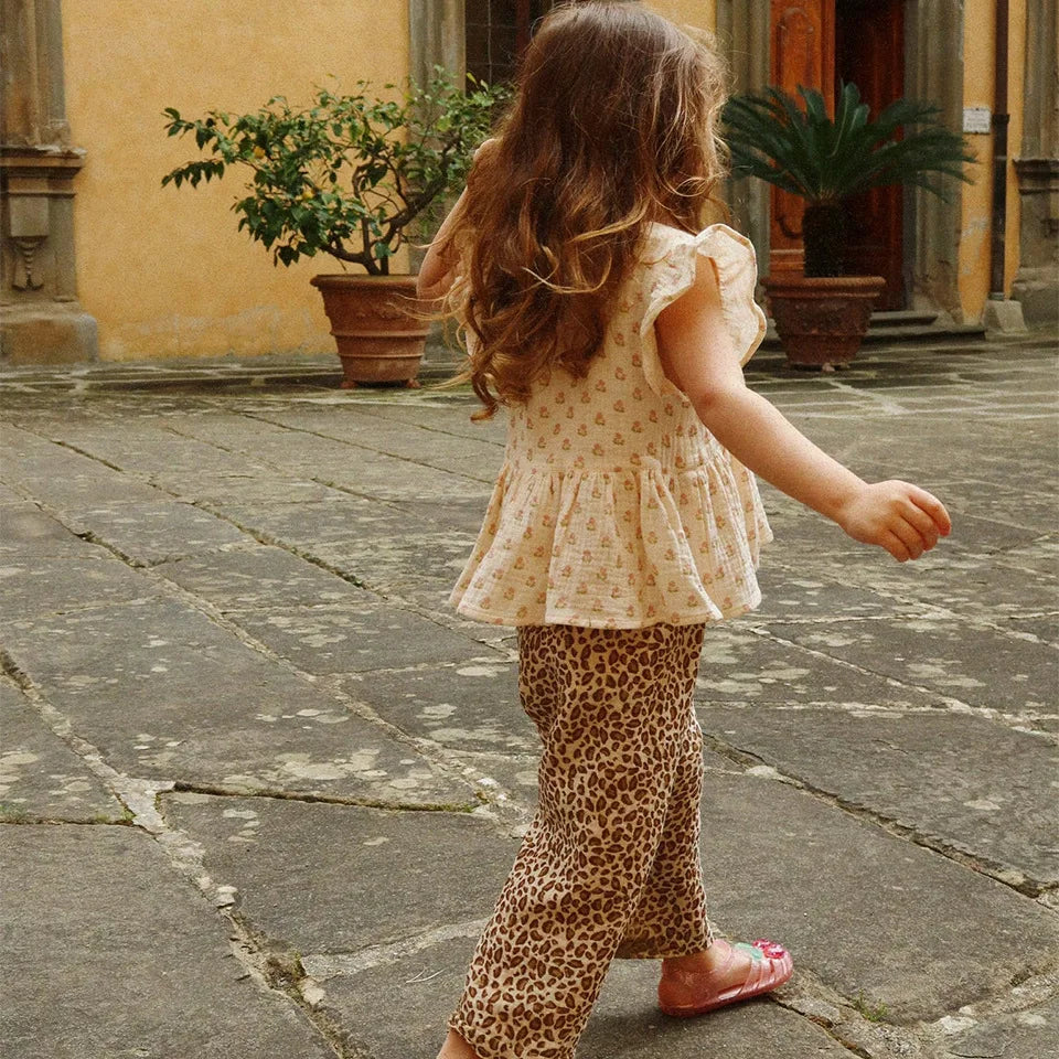 Safari Leopard Print Pants