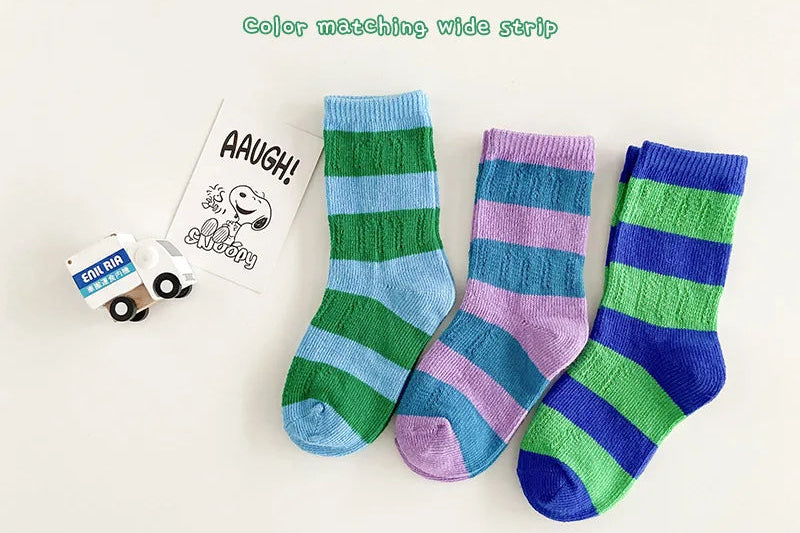 ColorPop™ Breathable Kids Socks (3-Pack)