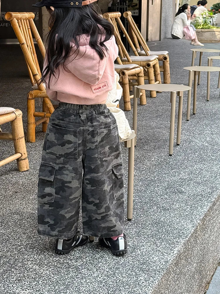 Camouflage Cargo Trousers - Kids
