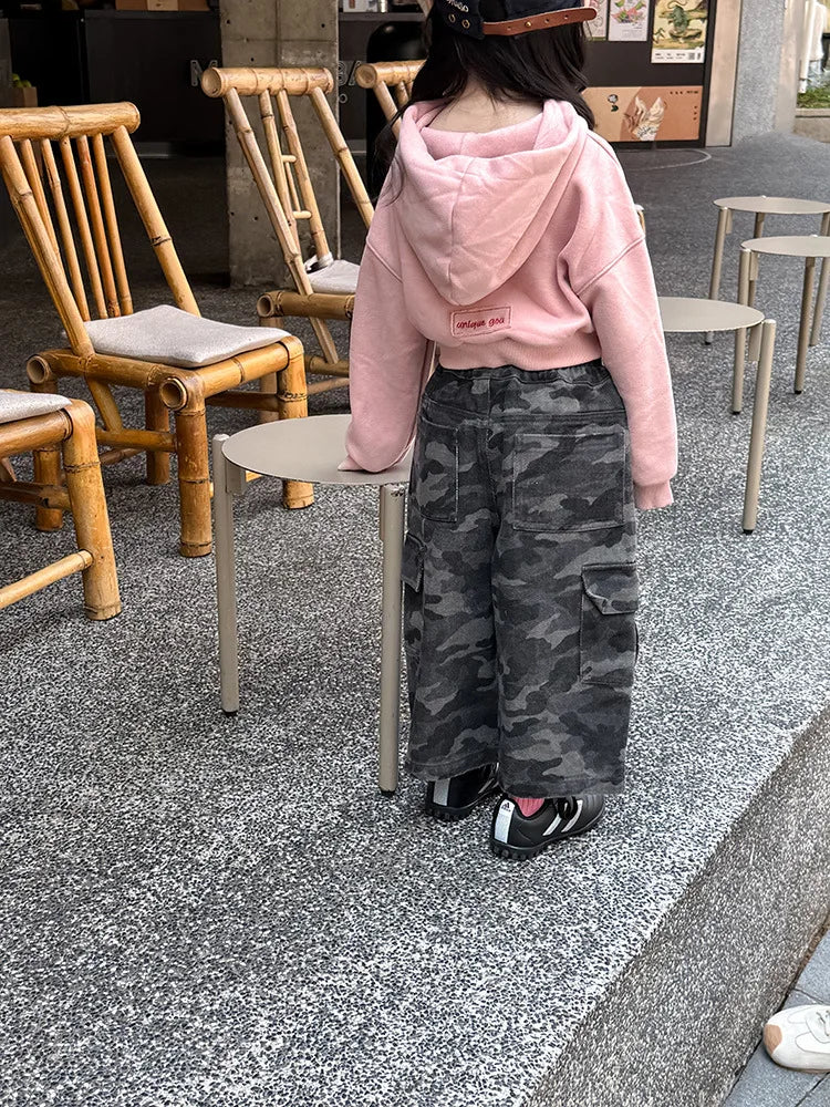 Camouflage Cargo Trousers - Kids