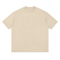 Loose Drop Shoulder Cotton Adult Tee -Khaki Green