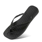 Braided Strap Beach Toe Post Slippers