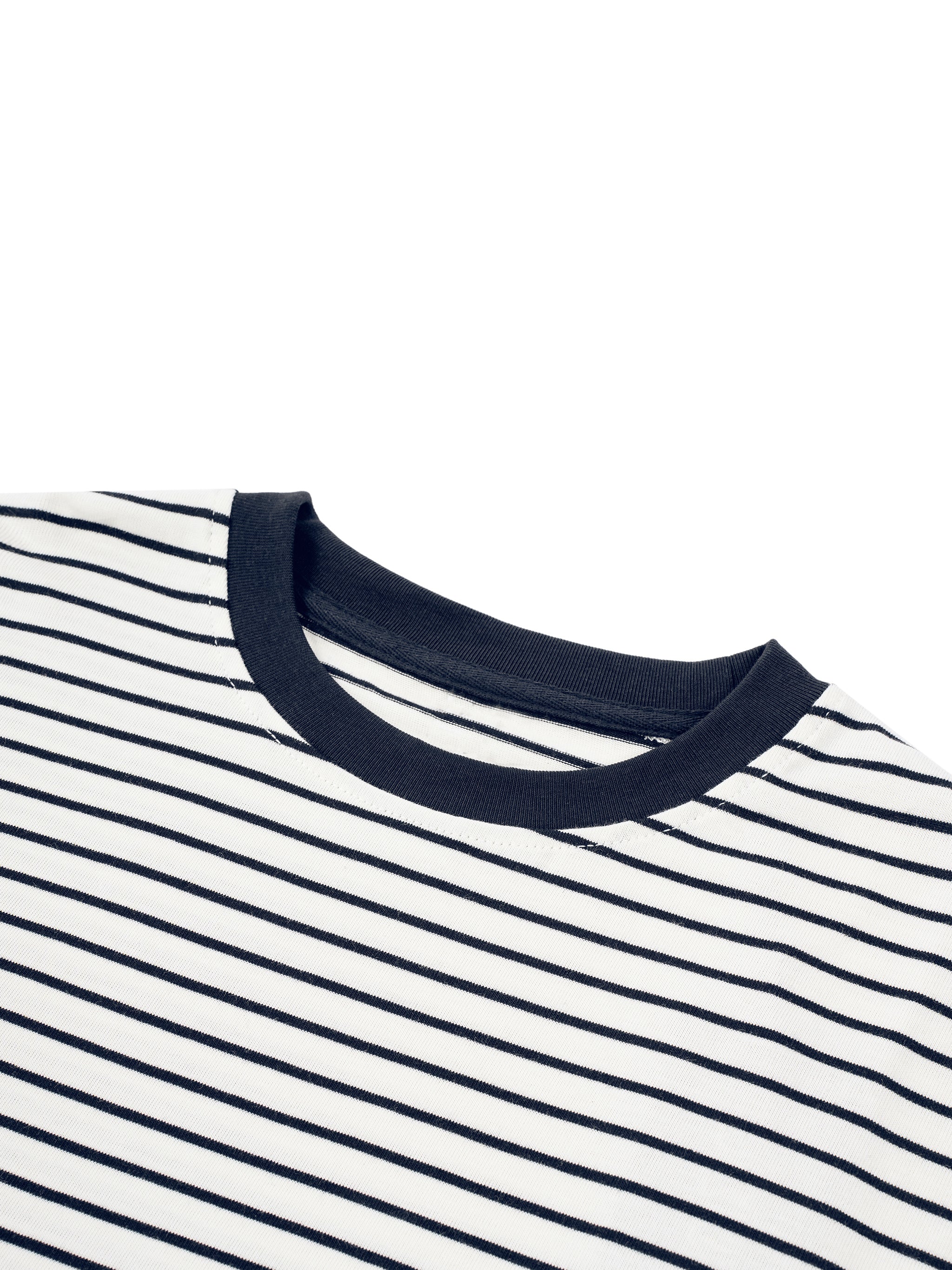 Striped Loose Fit Kids Long Sleeve Cotton Te