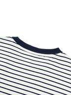 Striped Loose Fit Kids Long Sleeve Cotton Te