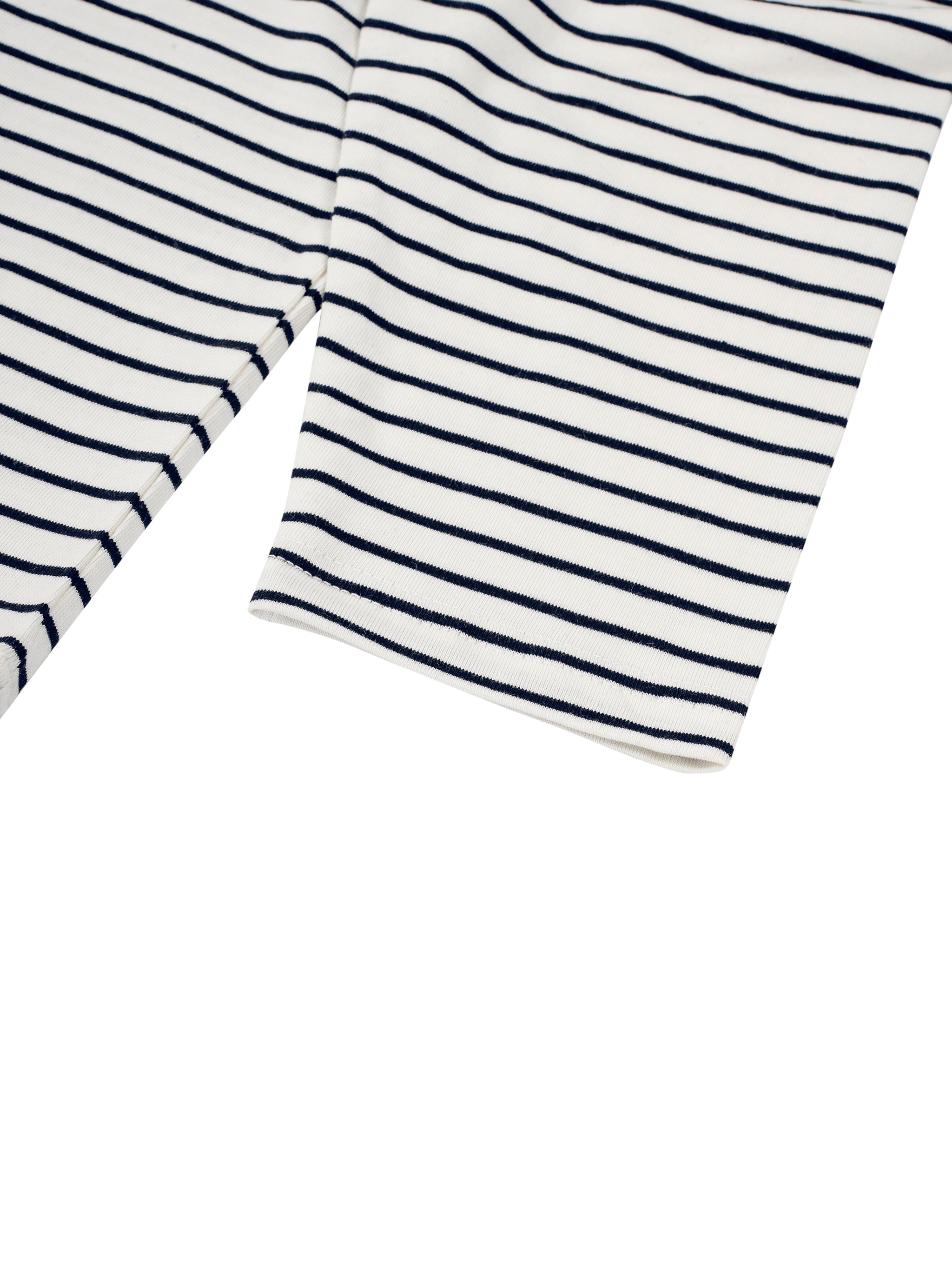 Striped Loose Fit Kids Long Sleeve Cotton Te