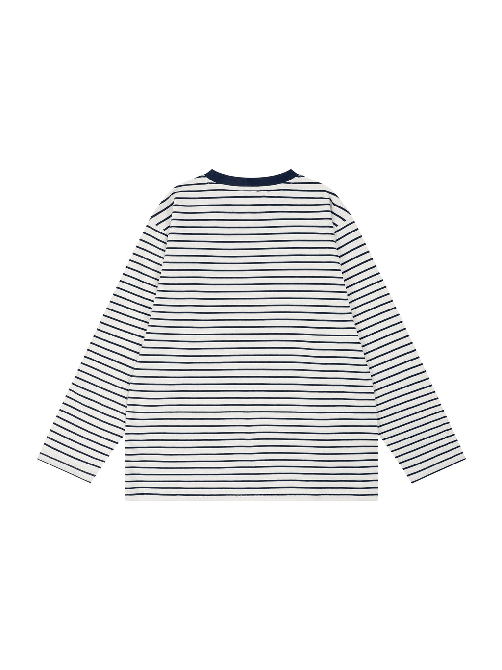 Striped Loose Fit Kids Long Sleeve Cotton Te