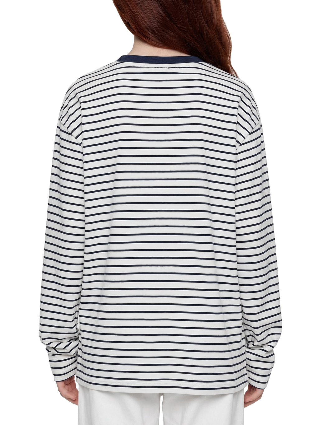 Striped Loose Fit Kids Long Sleeve Cotton Te