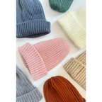 Ribbed Beanie Hat for Kids